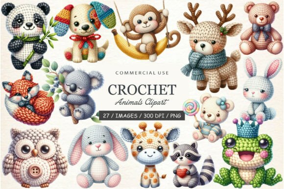 Charming Crochet Clipart: A Designer's Whimsical Toolkit