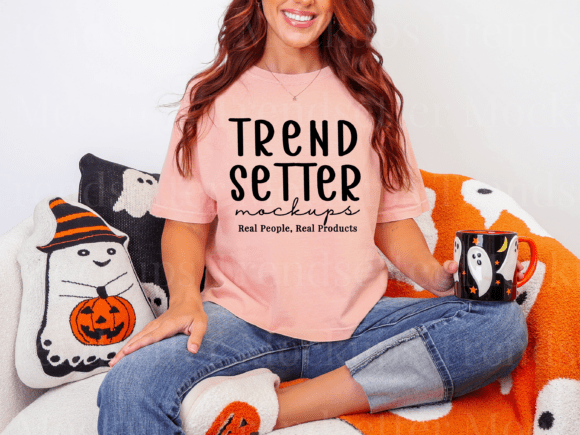 Comfort Colors 3023CL Halloween Mockup for Spooky Sales