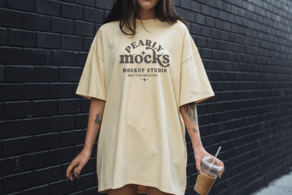 Comfort Colors C1717 Butter Mockup: A Warm Visual Foundation