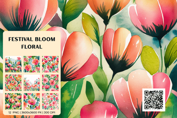 Festival Bloom Floral Paper: A Burst of Creative Energy