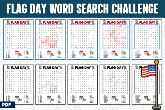 Flag Day Word Search Puzzle Challenge: More Than Just a Game