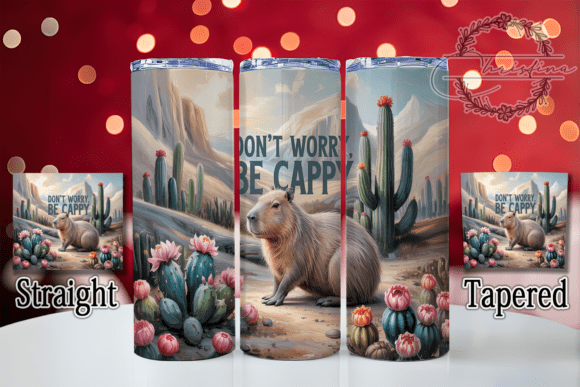 Happy Cappy Funny Capybara Tumbler: A Playful Design Asset for Your Projects