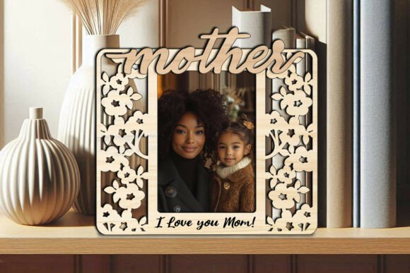 Laser Mother SVG Daughter Photo Frame: A Gift of Lasting Connection
