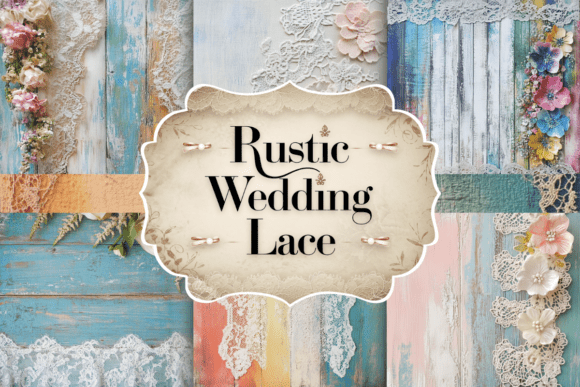 Rustic Wedding Lace: The Delicate Digital Asset for Authentic Design