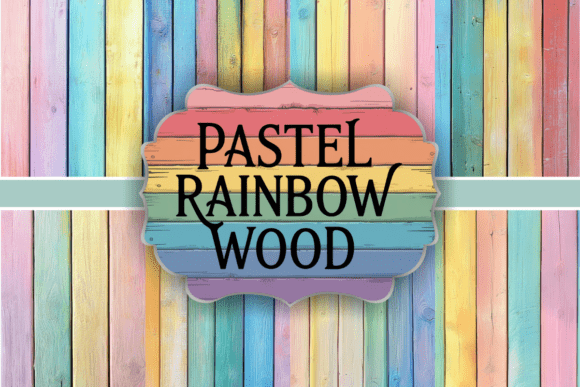 Transform Your Projects with Pastel Rainbow Wood
