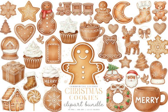 Unlocking Festive Creativity with Gingerbread Cookies Clipart PNG